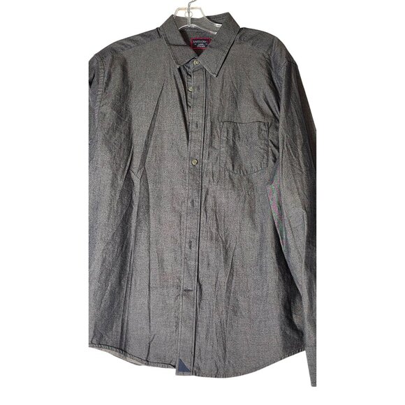 Untuckit Men’s Charcoal L/S Shirt L - Picture 9 of 9